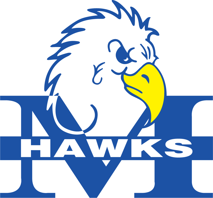Monmouth Hawks 1993-2003 Primary Logo DIY iron on transfer (heat transfer)